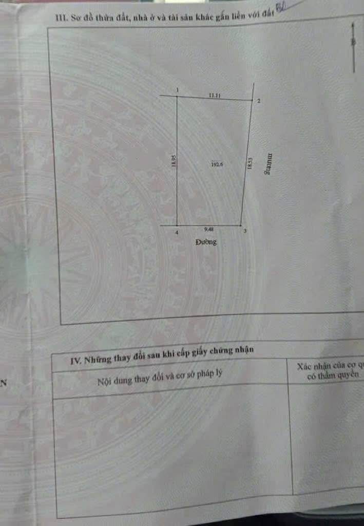 Đất nền Nghi Thịnh, Nghi Lộc 192,6m² giá 2,61 tỷ - Vị trí đắc địa gần trung tâm!