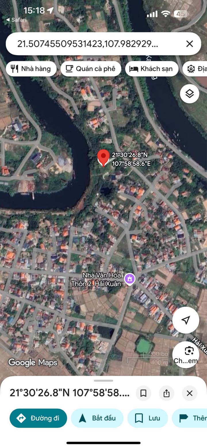 Đất thổ cư tại Thôn 1 Hải Xuân 550m² giá 1 tỷ - Tiềm năng chăn nuôi và trồng cây!