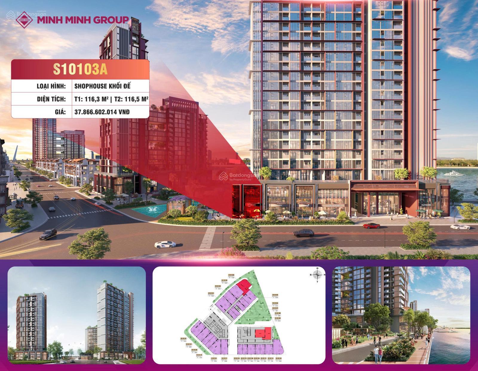 Shophouse khối đế Sun Symphony Đà Nẵng 186m² giá 37.8 tỷ - Ưu đãi chiết khấu lên đến 17.5%!