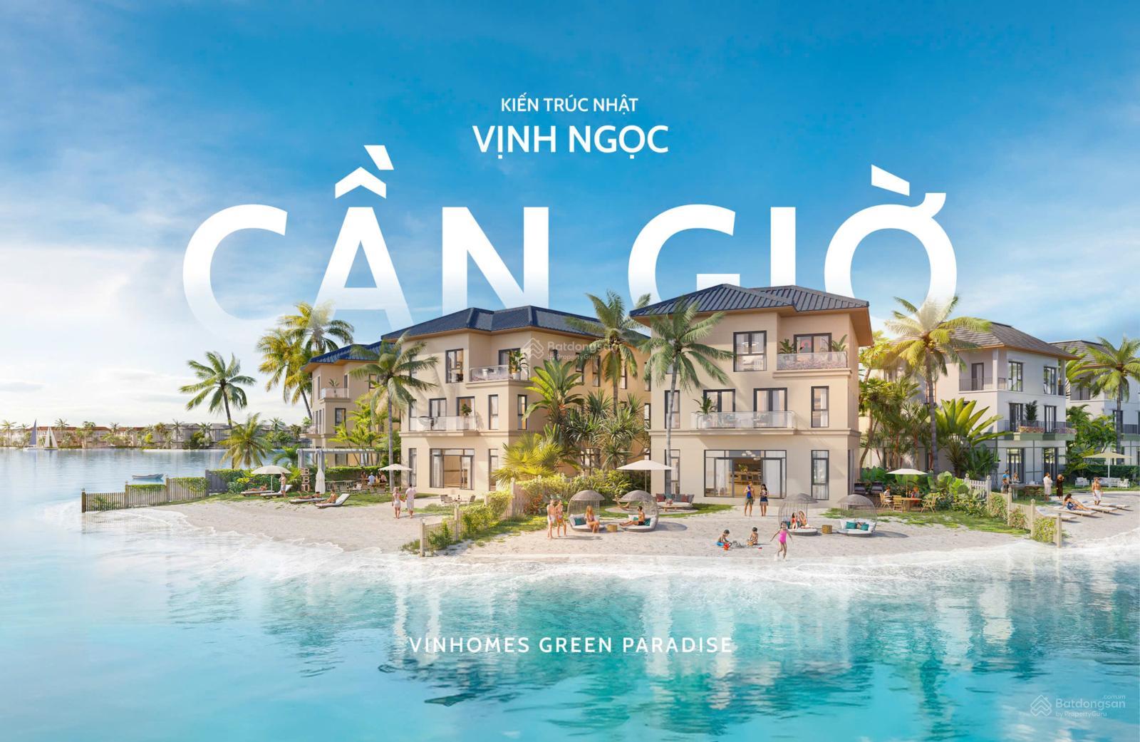 Biệt thự song lập Vinhomes Green Paradise Cần Giờ 180m² giá 18,7 tỷ - View biển mơ ước!