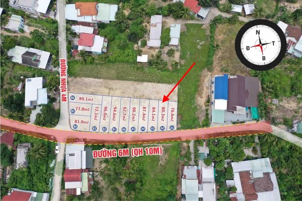 Đất thổ cư Diên Phước, Diên Khánh 80,3m² giá 800 triệu - Đầu tư sinh lời ngay!