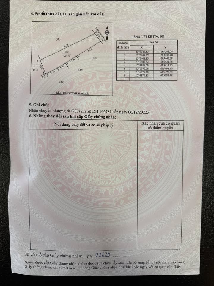 Đất chính chủ mặt đường Bình Minh, Cửa Lò 667m² - Giá chỉ 6x triệu/m²