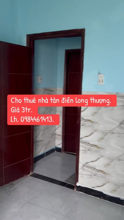 Cho thuê nhà 2 tầng tại đường Trần Thị Non, xã Long Thượng, giá chỉ 3 triệu/tháng!