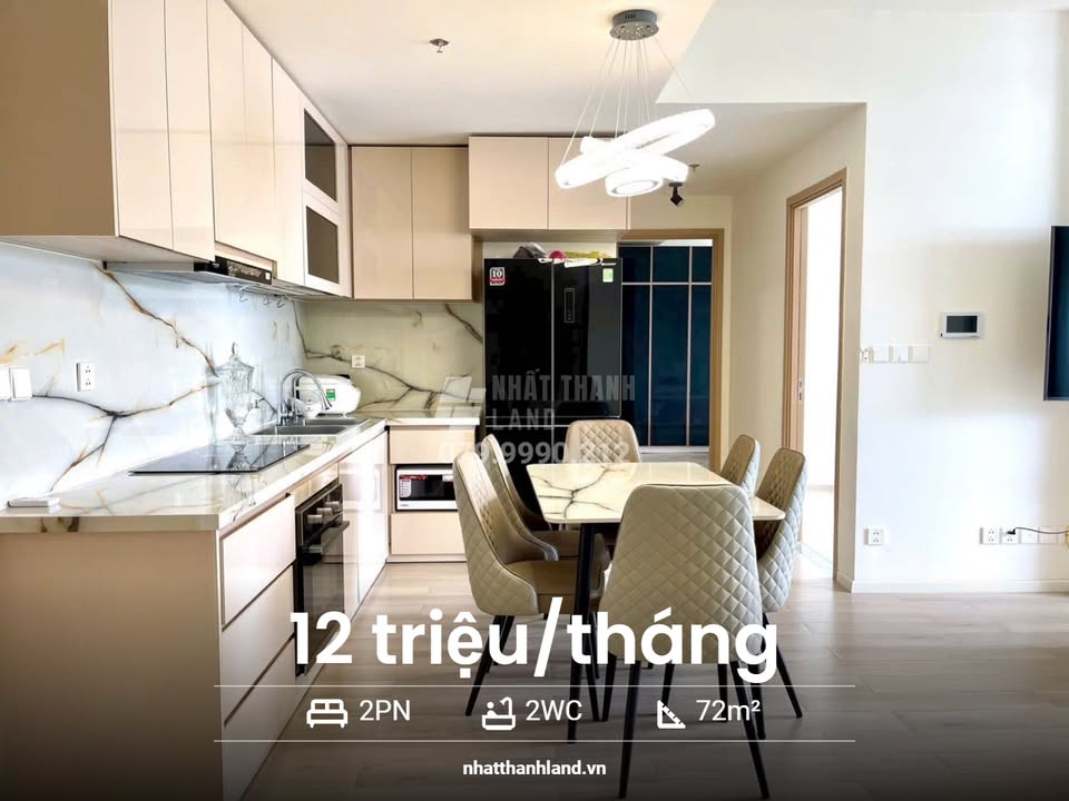 Căn hộ 2PN 72m² tại Lumiere Boulevard Quận 9 - Đầy đủ nội thất, view hồ bơi tuyệt đẹp!