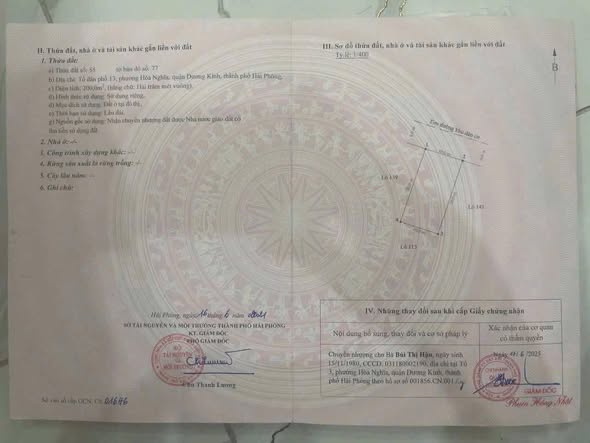 Đất nền Dương Kinh Hải Phòng 200m² giá thỏa thuận - Đầu tư sinh lời ổn định!