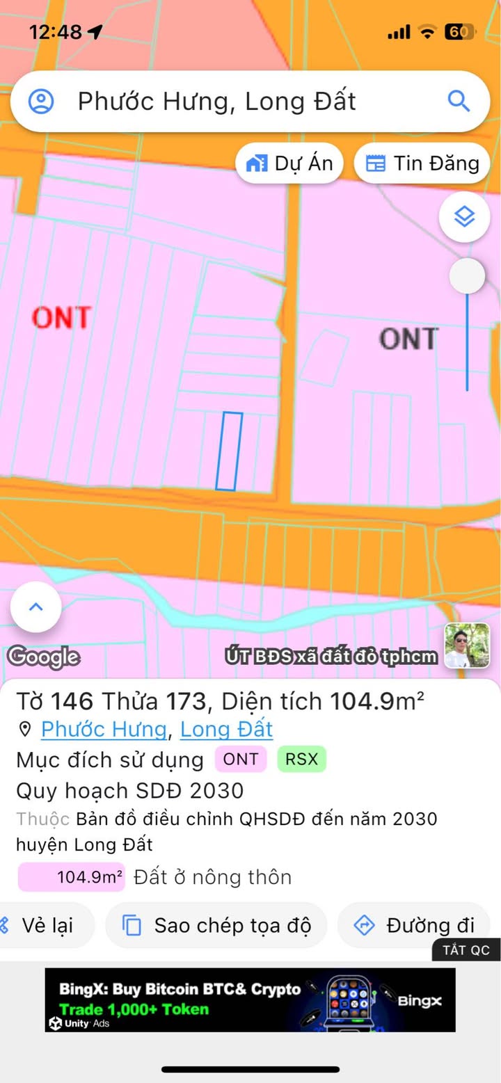 Đất thổ cư mặt tiền đường Khu B Hải Lâm, xã Long Hải 105m² giá chỉ 2.2 tỷ - Cơ hội đầu tư tuyệt vời!