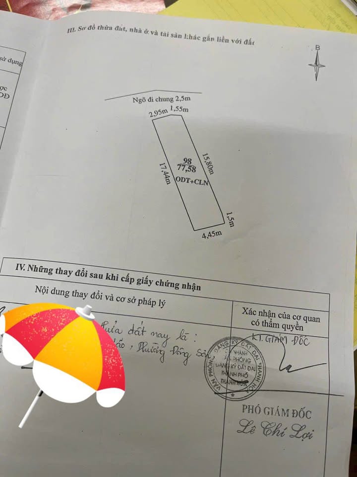 Nhà riêng Ngõ Phạm Ngũ Lão, Đông Sơn, 77m² giá chỉ 1.5 tỷ - Cơ hội đầu tư tuyệt vời!