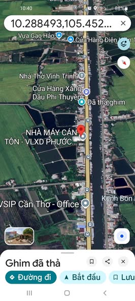 Đất nền mặt tiền Quốc lộ 80, Vĩnh Trinh, Cần Thơ 2350m² - Cơ hội đầu tư sinh lời!
