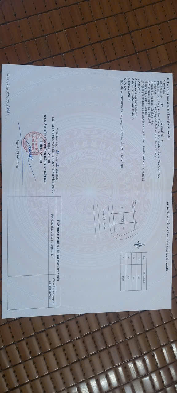 Bán đất phố Ngô Kính Thần, Hội Hợp, Vĩnh Yên 102m² - Giá chỉ 2.3 tỷ!