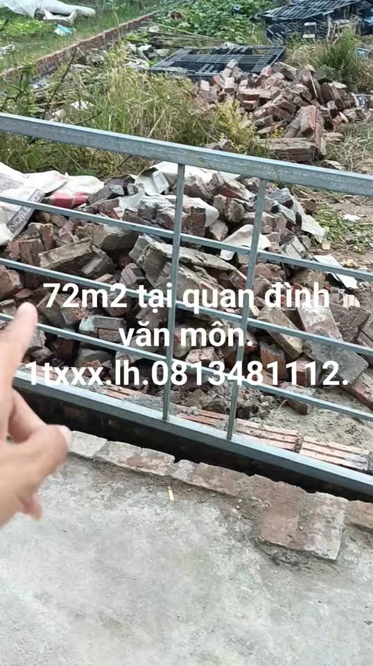 Đất nền vị trí đẹp tại xã Văn Môn, Yên Phong 72m² - Giá chỉ 1 tỷ thương lượng!