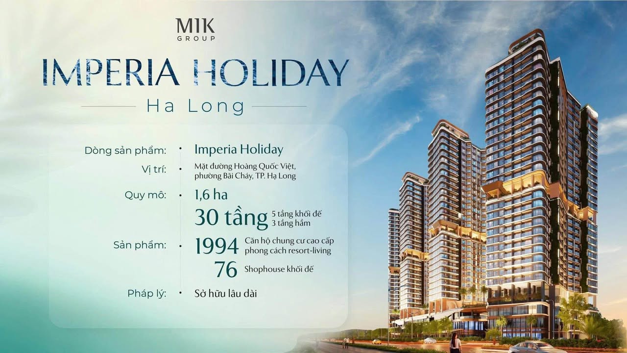 Căn hộ 5 sao Hạ Long 16.000m² - Đầu tư sinh lời tại Bãi Cháy!