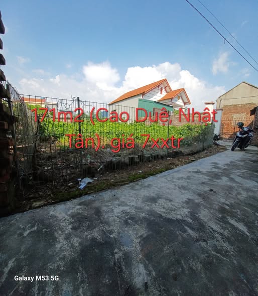 Đất nền thôn Cao Duệ, Nhật Tân, Gia Lộc 171m² - Giá chỉ từ 7xx triệu