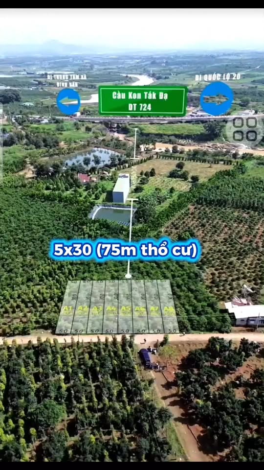 Đất thổ cư Lâm Hà 150m² giá chỉ 435 triệu - Cơ hội đầu tư hấp dẫn!