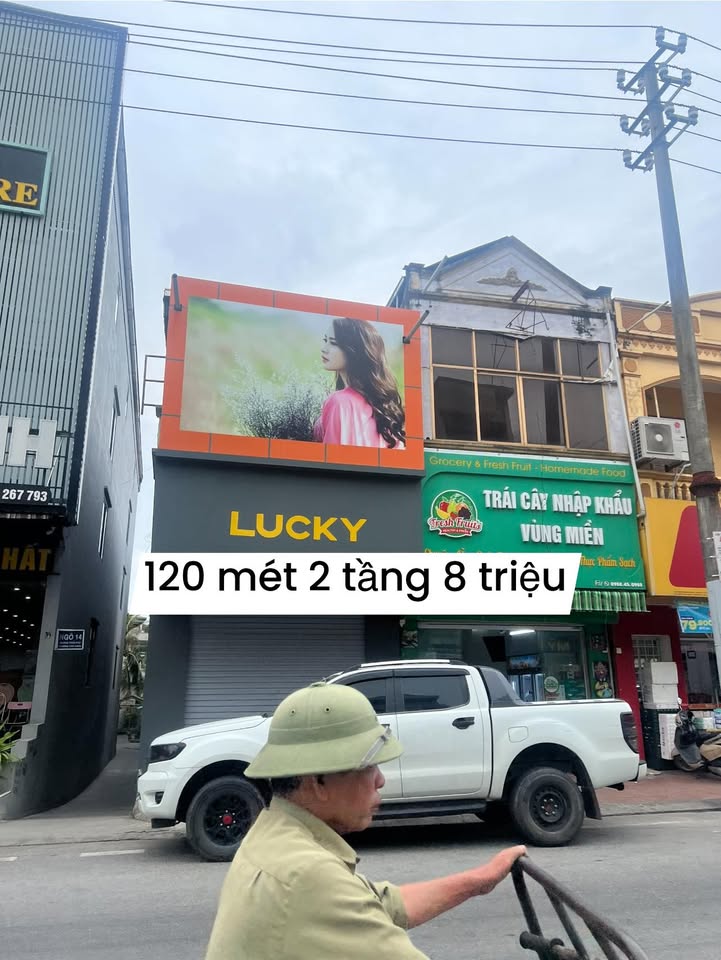 Nhà cho thuê 2 tầng Lucky 120m² giá 8 triệu - Mặt đường thuận lợi!