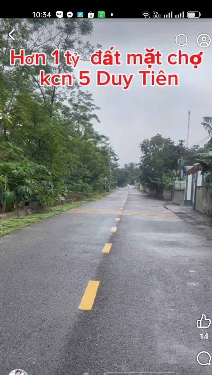 Đất KCN Đồng Văn 83m² giá 1 tỷ - Cơ hội đầu tư sinh lời cao!