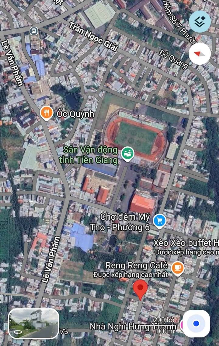 Đất 3 mặt tiền Trần Ngọc Giải, Mỹ Tho 223m² giá 4 tỷ - Tiềm năng kinh doanh lớn!