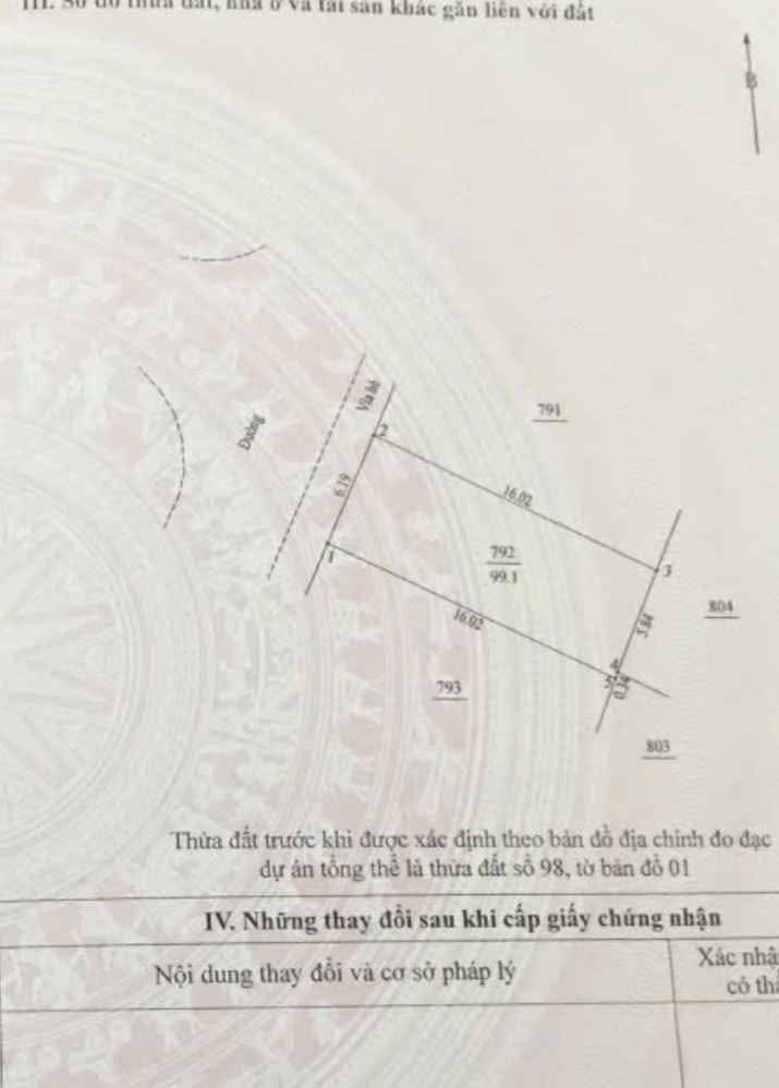 Đất dịch vụ Di Trạch, Hoài Đức, Hà Nội 99.1m² - Vị trí đẹp, giá đầu tư hấp dẫn!