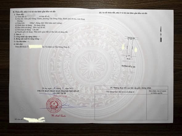 Đất nền liền kề KDC Tứ Hải, Tân Đông Hiệp 200m² giá 4.6 tỷ - Đầu tư sinh lời ngay!