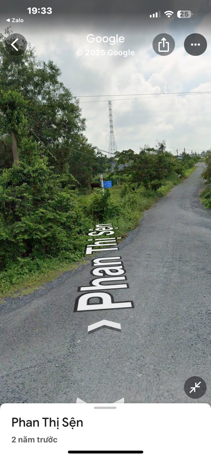 Đất góc 2 mặt tiền Phan Thị Sện, Củ Chi 1200m² giá 4.5 tỷ - View kênh mát mẻ!