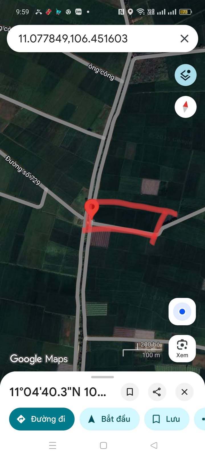 Đất lúa 10.428m² tại xã An Nhơn Tây, Củ Chi - Giá chỉ 900 triệu/m², cơ hội đầu tư tốt!