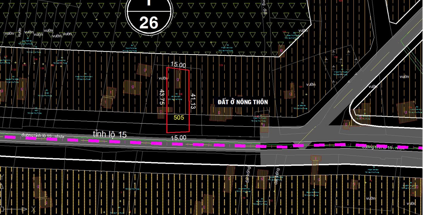 Bán đất mặt tiền Tỉnh Lộ 15, Củ Chi 633.6m² giá 7.2 tỷ - Cơ hội đầu tư tuyệt vời!