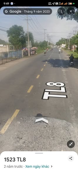 Đất mặt tiền Tỉnh Lộ 8, Tân Thạnh Tây, Củ Chi 404m² - Giá chỉ 3.5 tỷ!