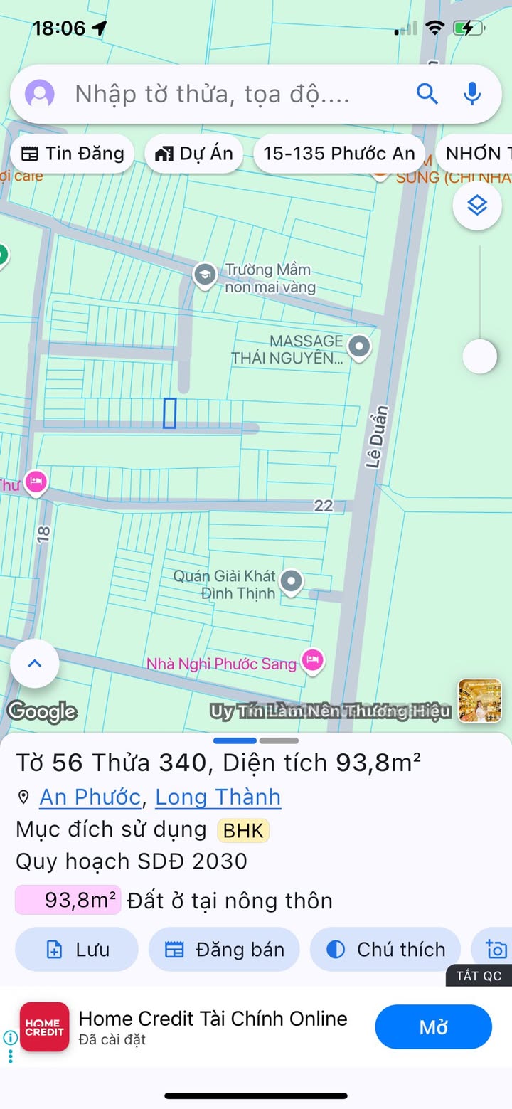 Đất nền An Phước Long Thành 94m² - Vị trí đắc địa, giá thỏa thuận!