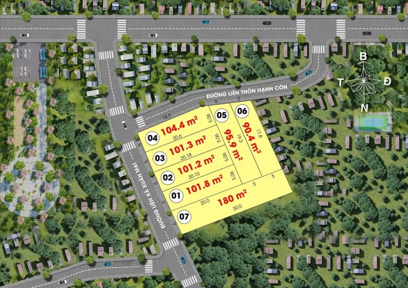 Đất nền Tân Tiến, Chương Mỹ - Giá thỏa thuận, sổ đỏ từng lô - Cơ hội đầu tư tuyệt vời!