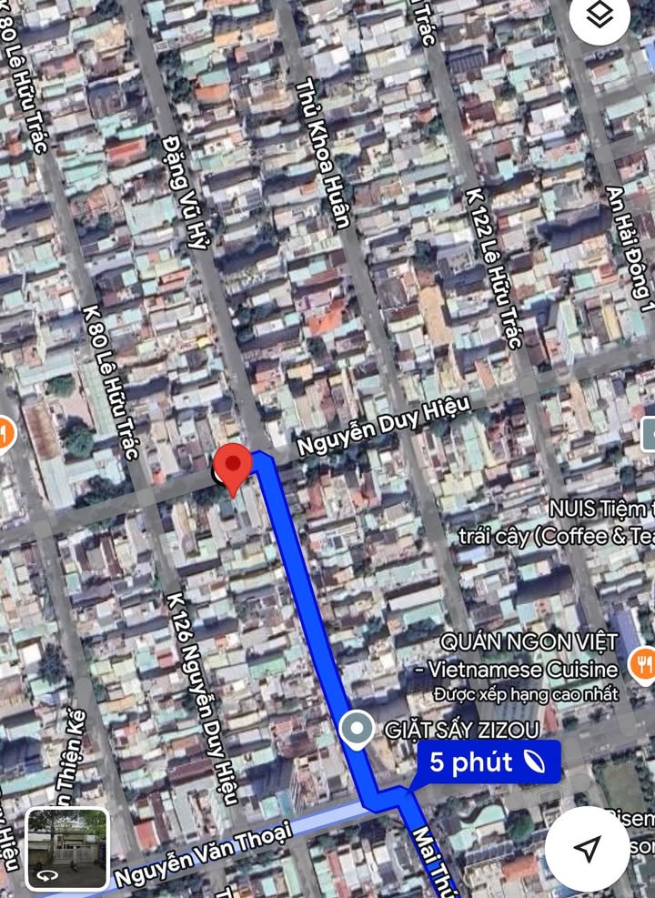 Nhà mặt tiền đường Nguyễn Duy Hiệu, Sơn Trà, Đà Nẵng 175m² giá 25 tỷ - Vị trí đắc địa, tiềm năng kinh doanh!