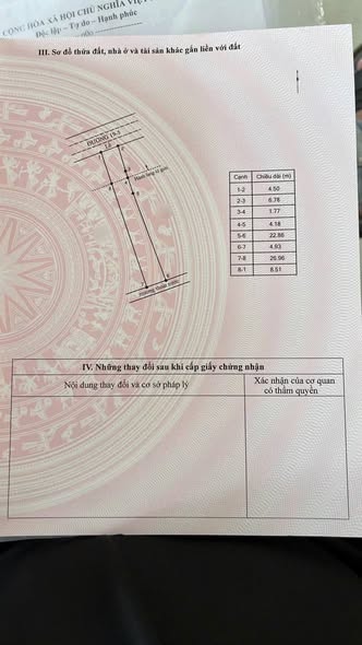 Bán đất mặt tiền đường 19/5, xã Trần Đề, Sóc Trăng - Giá 1.7 tỷ - Nở hậu 4.93m