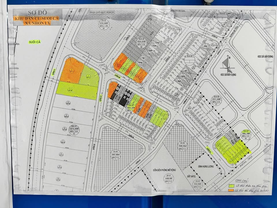 Đất nền liền kề Suối Cả Nhơn Lý 105,5m² giá 2 tỷ - Cơ hội đầu tư hấp dẫn!