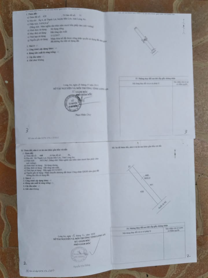Đất nông nghiệp 2 mặt tiền 23.000m² tại xã Thạnh Lợi - Bến Lức - Long An, giá 4.6 tỷ - Cơ hội đầu tư hấp dẫn!