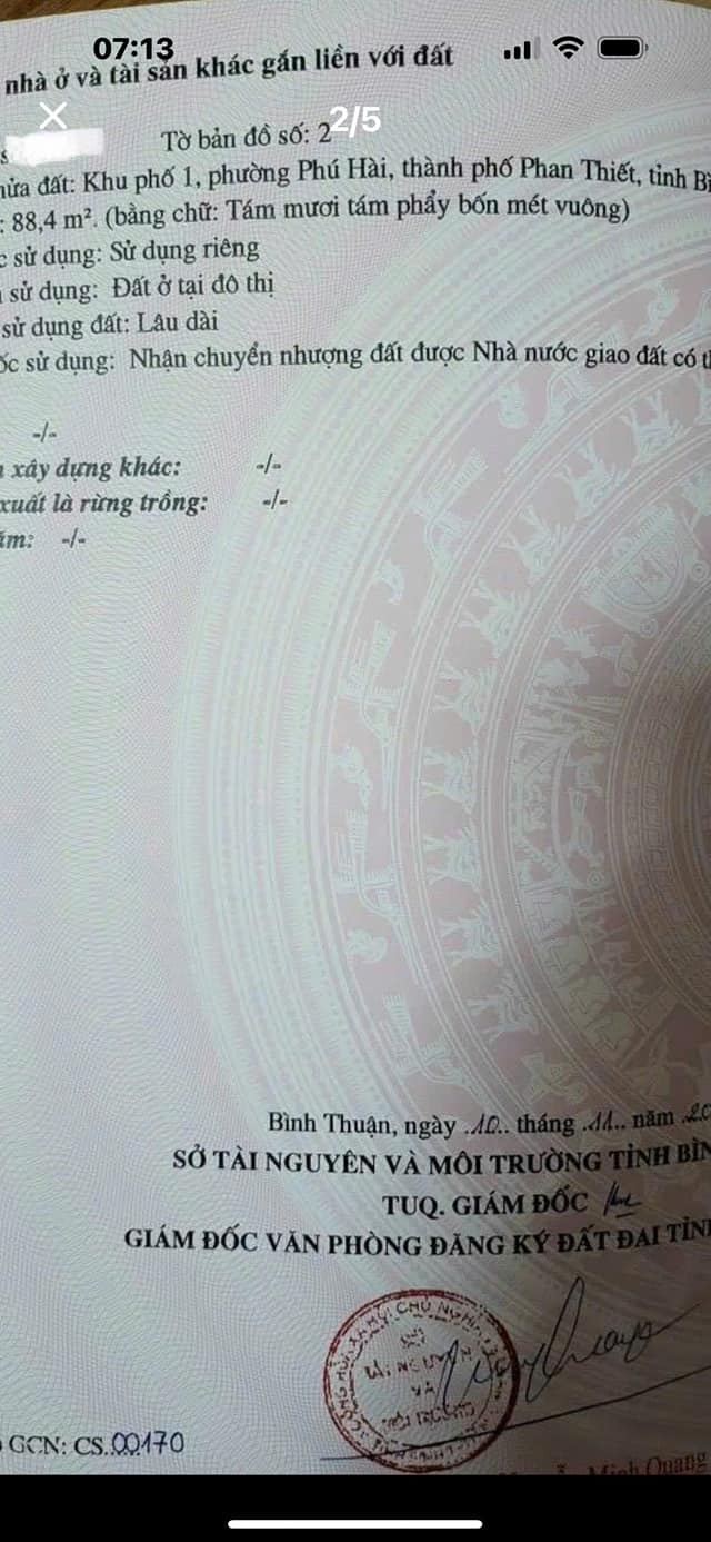 Lô đất mặt tiền Đào Duy Tùng, Phú Thủy, 88.5m² - Giá chỉ 3 tỷ!