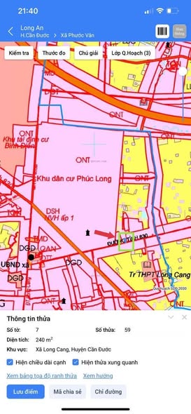 Đất nền đường ĐT830 Long Cang 234m² giá 3.2 tỷ - Cơ hội kinh doanh tuyệt vời!