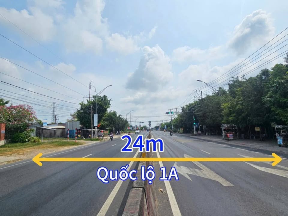 Đất mặt tiền Quốc Lộ 1A, Khánh Hậu, 1200m² - Phù hợp kinh doanh đa ngành nghề!