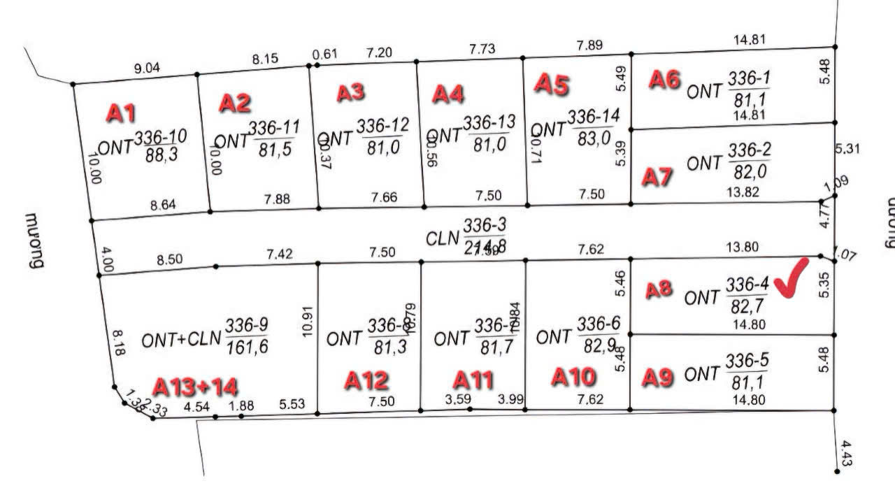 Đất nền Thôn Cơ Khí, Trung Mỹ, Bình Xuyên 82.7m² - Vị trí đẹp, giá tốt!
