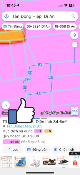 Nhà phố Tân Đông Hiệp, Dĩ An 84m² giá 2.3 tỷ - Sổ hồng riêng chính chủ!