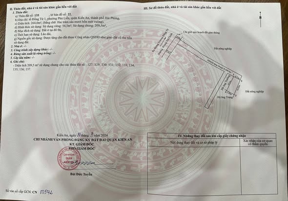 Đất liền kề Trương Đồng Tử, Kiến An, 50m² chỉ 1 tỷ - Cơ hội đầu tư lý tưởng!