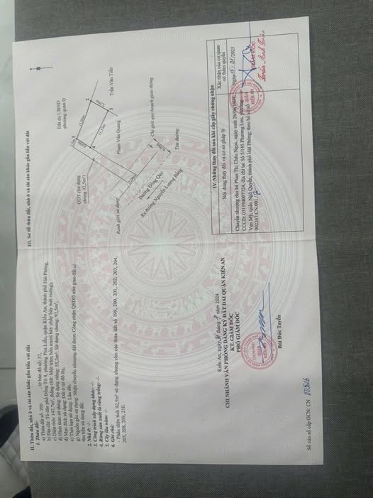 Đất nền Phù Liễn Kiến An 55m² giá 800 triệu - Sổ đỏ chính chủ!