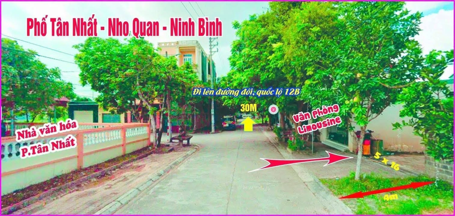 Đất nền khu đô thị Tân Nhất, Nho Quan 80m² - Cơ hội đầu tư hấp dẫn!