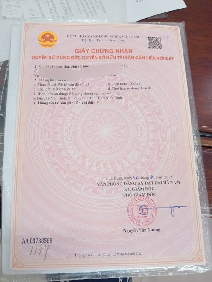 Đất nền Mộc Bắc Duy Tiên 100m² giá 1.05 tỷ - Cơ hội đầu tư tuyệt vời!