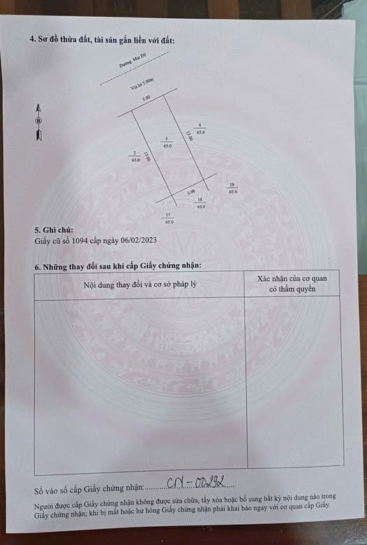 Đất nền KĐT Âu Việt Hải Dương 65m² giá 3 tỷ - Chính chủ bán gấp!