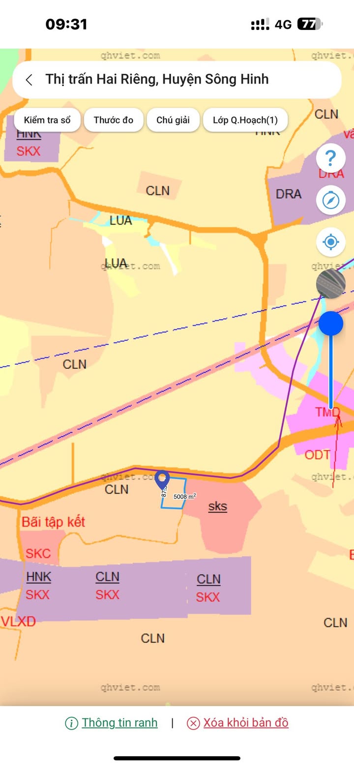 Đất mặt tiền QL29 khu phố 10, thị trấn Hai Riêng 5000m² - Sổ đỏ chính chủ, giá thỏa thuận!