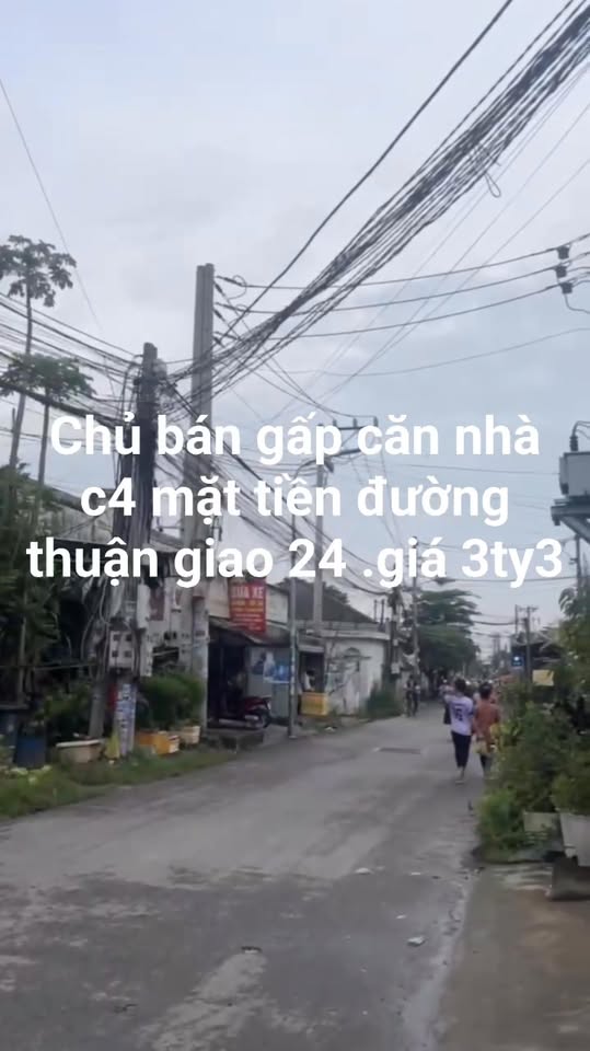 Nhà cấp 4 mặt tiền đường nhựa 93m² phường Thuận Giao - Giá 3.3 tỷ, bớt lộc!