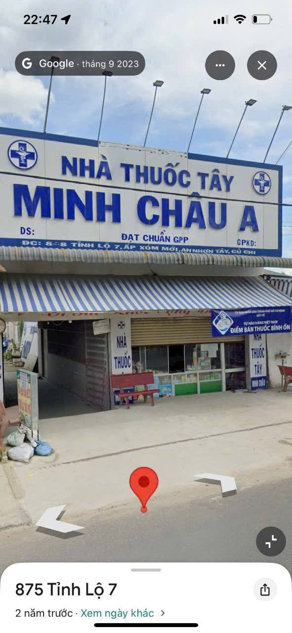 Đất mặt tiền TL7 An Nhơn Tây Củ Chi 605m² giá 12 tỷ - Tiềm năng đầu tư lớn!