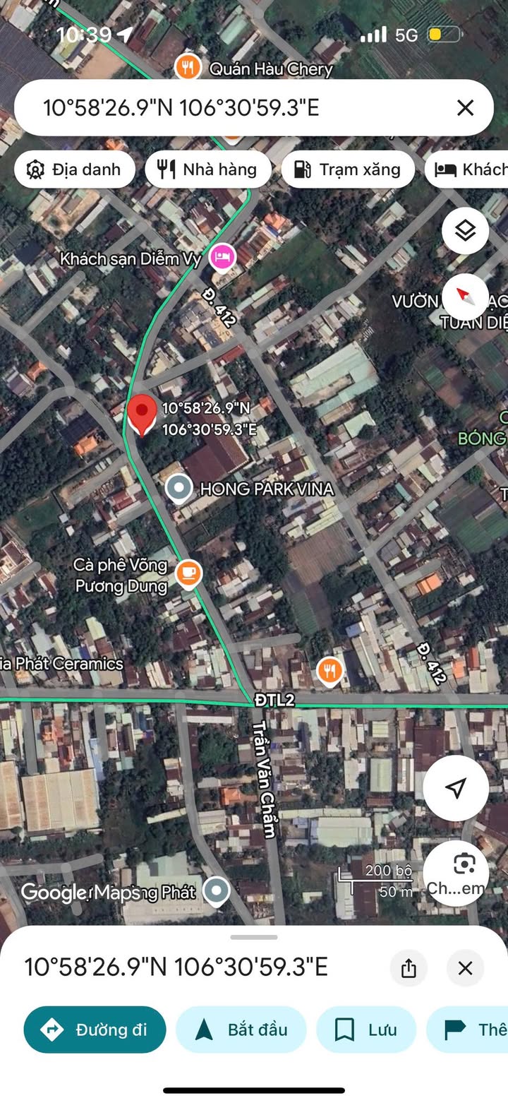 Đất thổ cư Củ Chi 157m² giá 3.2 tỷ - Gần ngã tư Tỉnh Lộ 2!