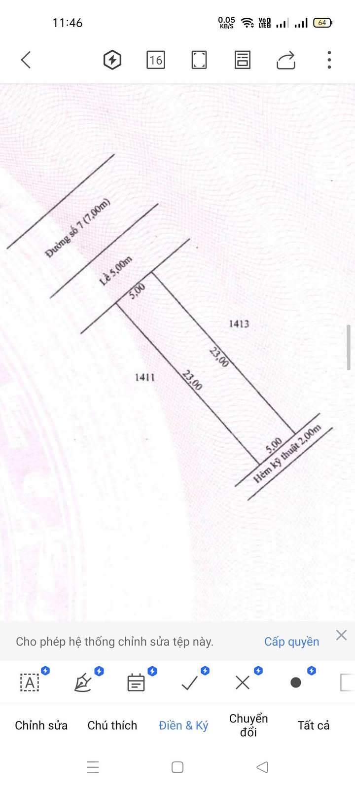 Đất nền đường số 7 KDC phường 4 TP Vị Thanh 115m² - Giá cực tốt, thổ cư 100%!