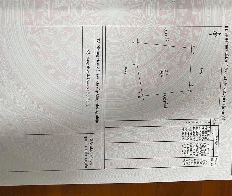 Đất có nhà sẵn tại Thái Hòa 500m² - Vị trí đẹp, hai mặt tiền thuận lợi!