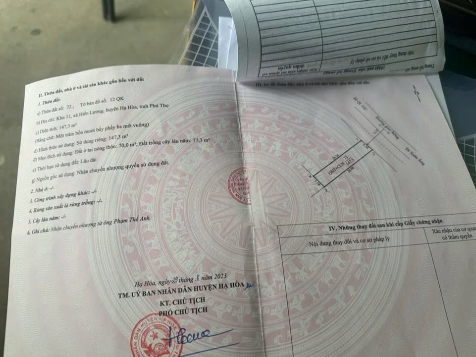 Đất thổ cư Hiền Lương Hạ Hoà 162m² giá 600 triệu - Đầu tư sinh lời hấp dẫn!