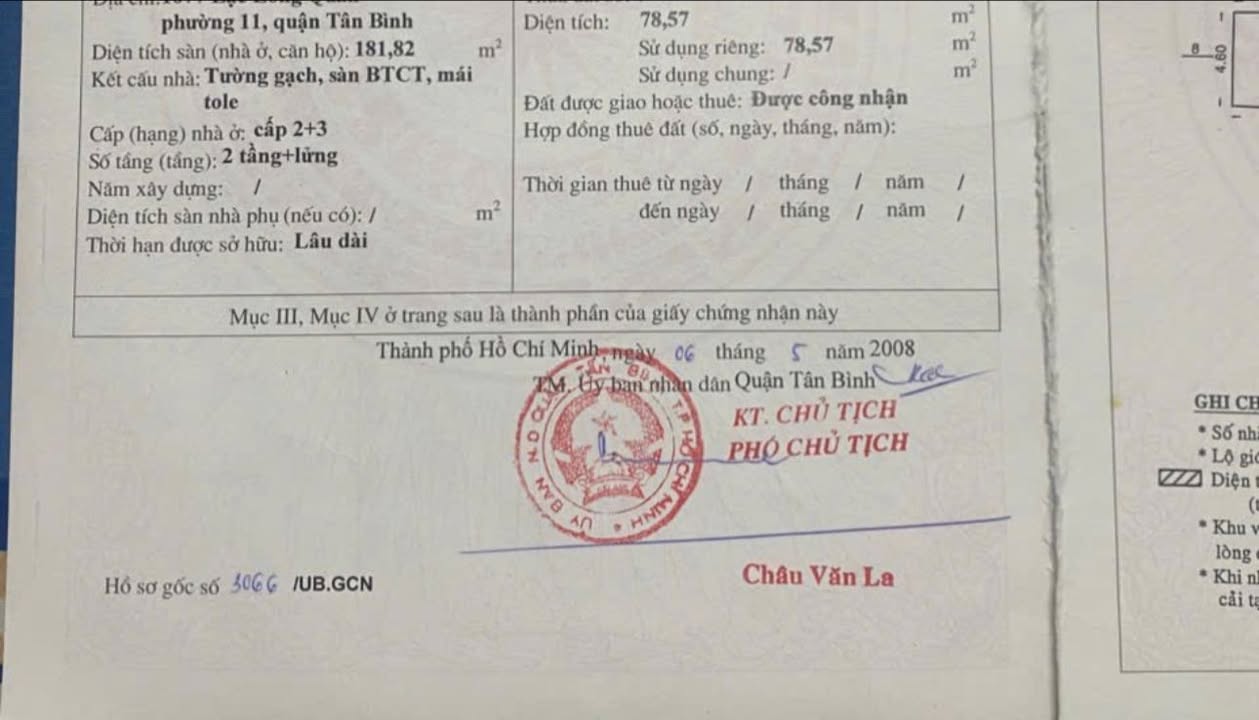 Nhà mặt tiền Lạc Long Quân Q11 125m² giá 26 tỷ - Đầu tư sinh lời ngay!